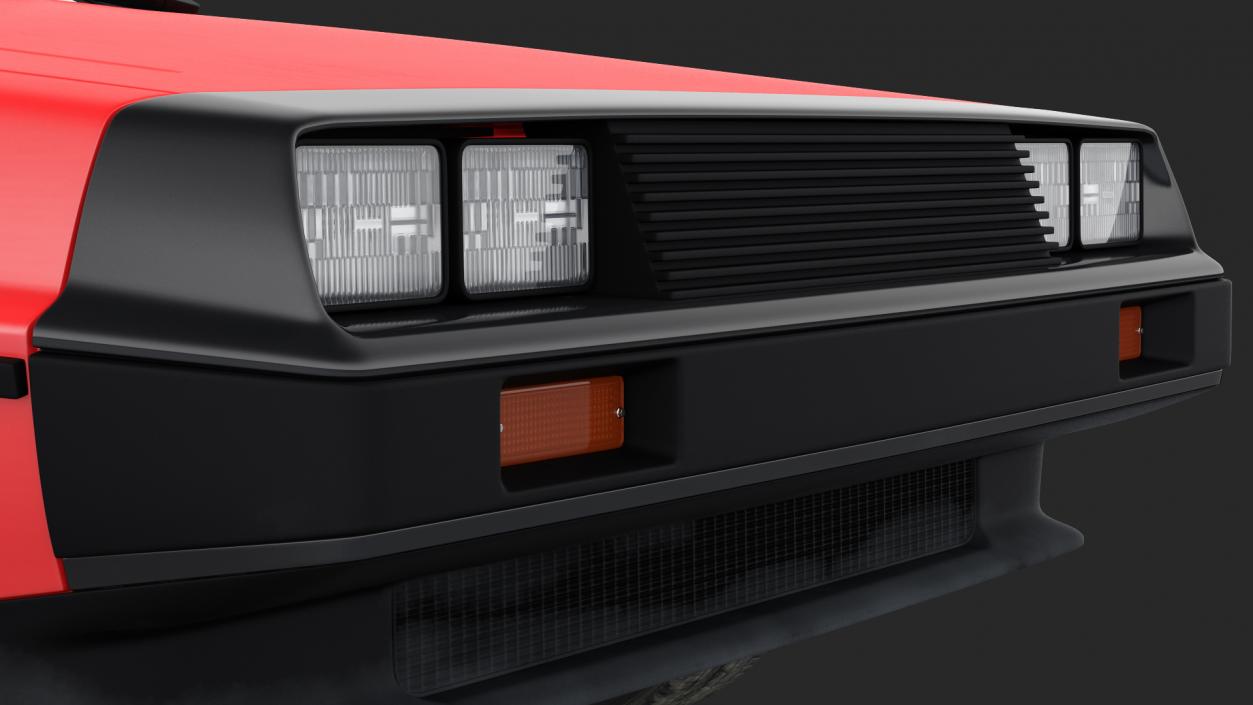 3D 80s Sport Car model