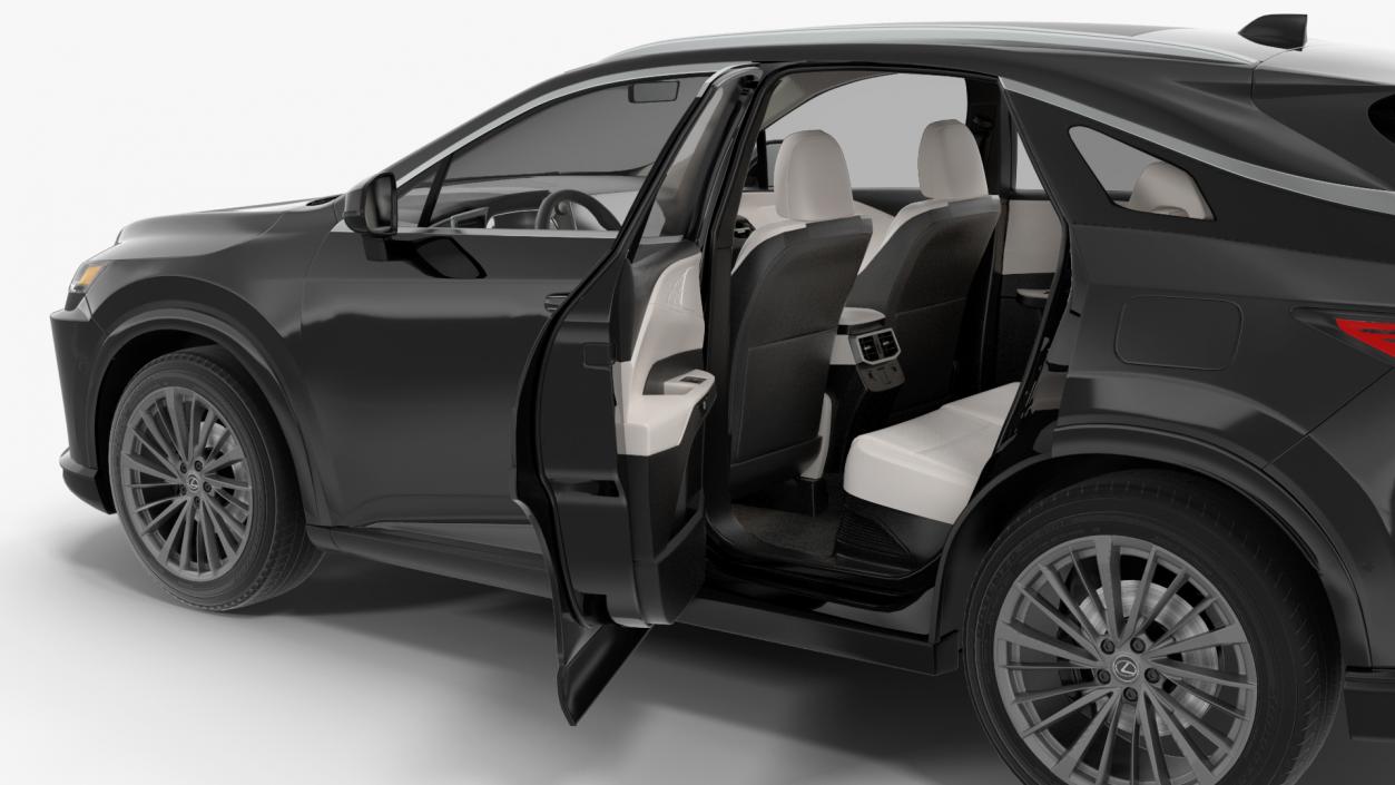 2023 Lexus RX 350 Seater SUV Black 3D model