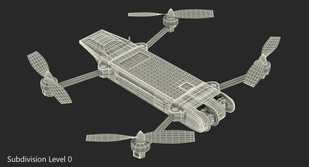 3D Tactical Quadrotor Stealthy Unmanned Aircraft Snipe