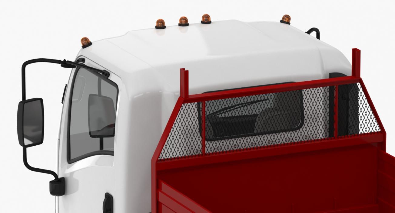 Isuzu NPR Dropside 2018 Simple Interior 3D model