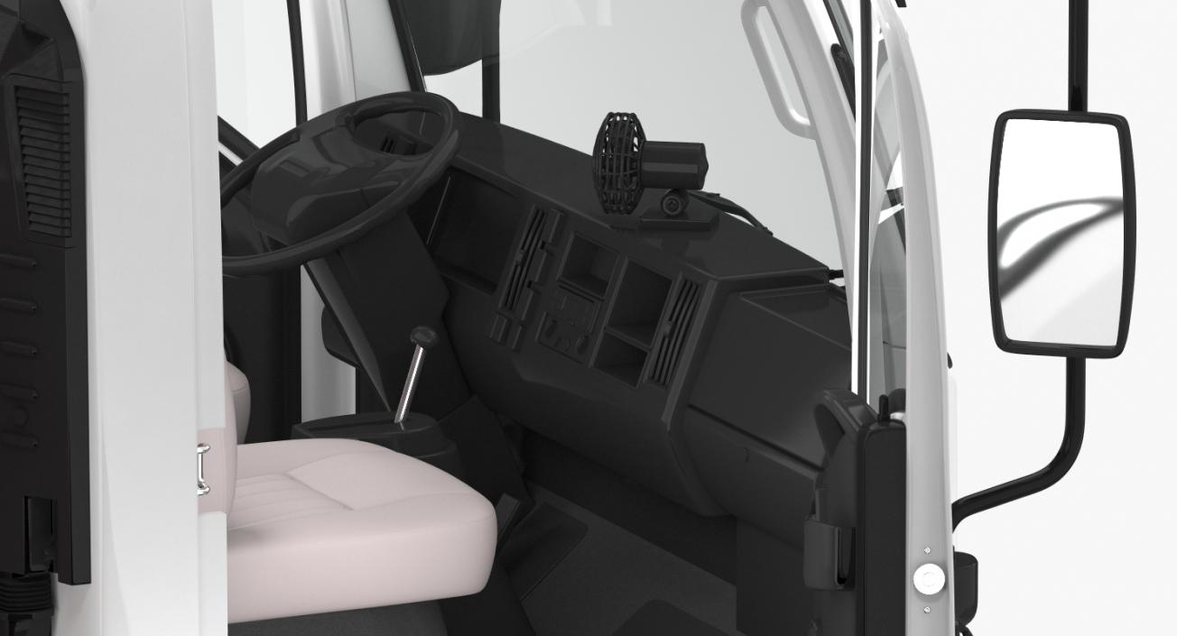 Isuzu NPR Dropside 2018 Simple Interior 3D model