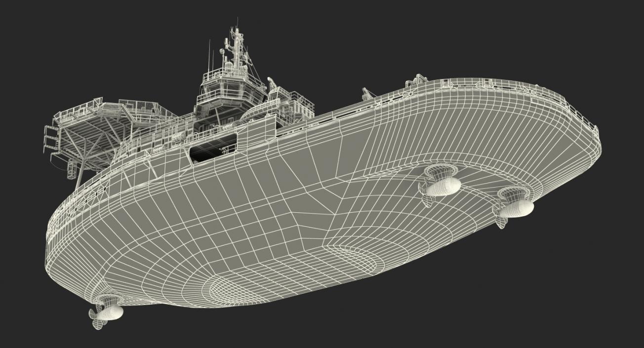 Asymmetric Icebreaker Baltika Oblique 3D