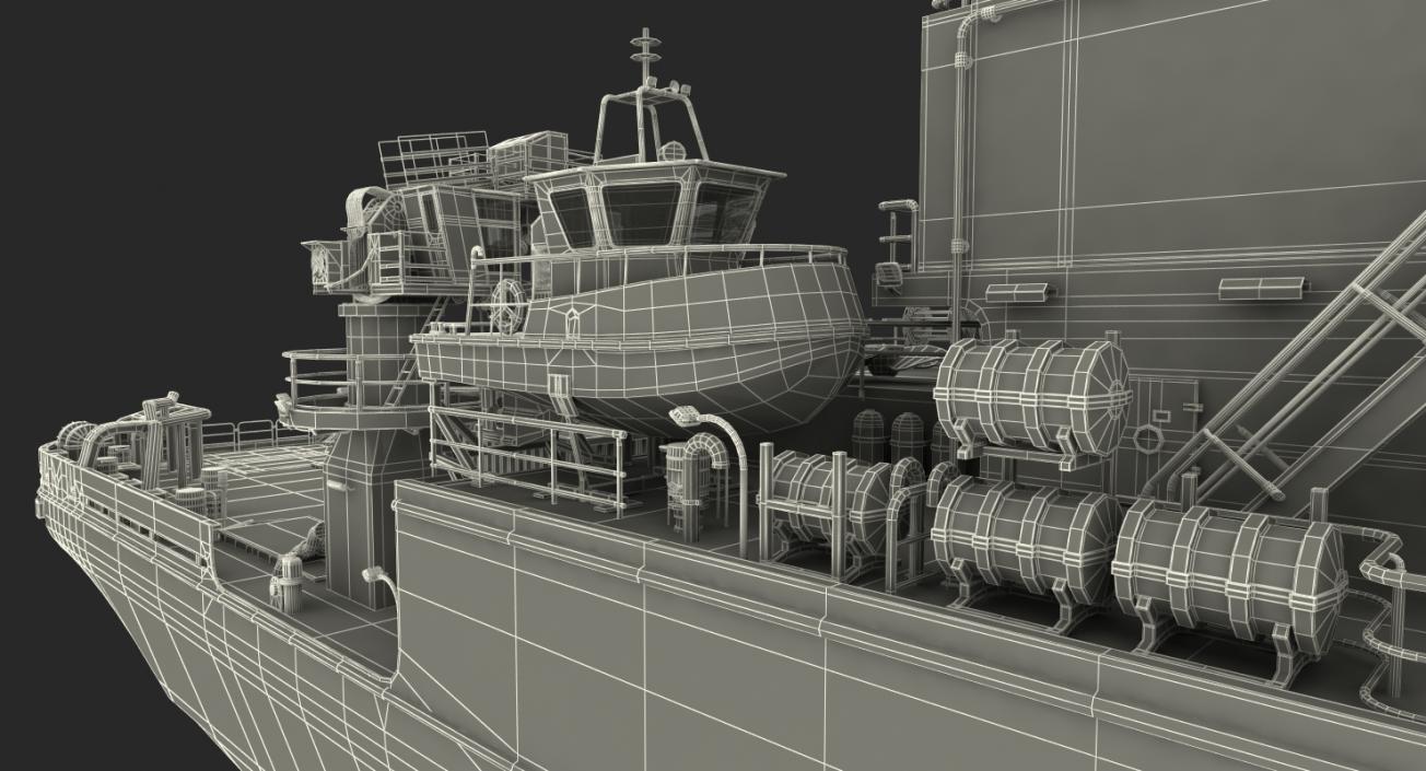 Asymmetric Icebreaker Baltika Oblique 3D