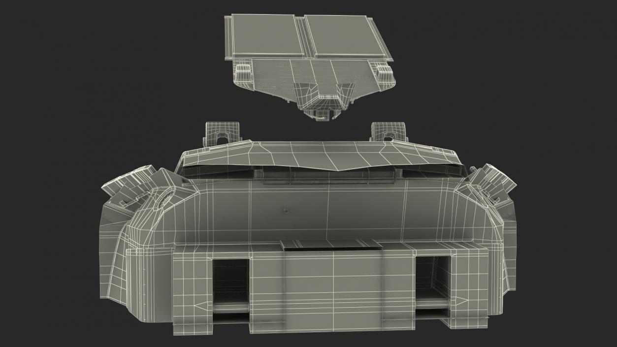 3D Commercial Airplane Pilot Cockpit model