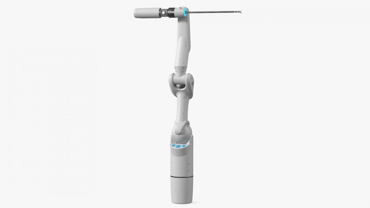 3D model DLR MIRO Medical Versatile Robotic Arm Rigged