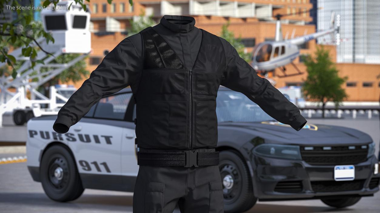 Tactical Bomber Jacket 3D