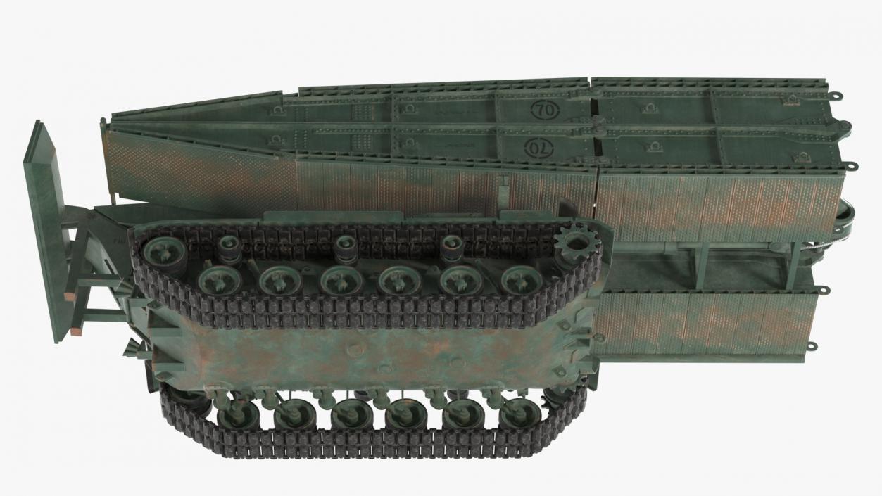 Armored Vehicle Launched Bridge AVLB M60A1 Rigged 3D model