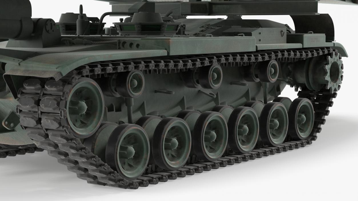 Armored Vehicle Launched Bridge AVLB M60A1 Rigged 3D model