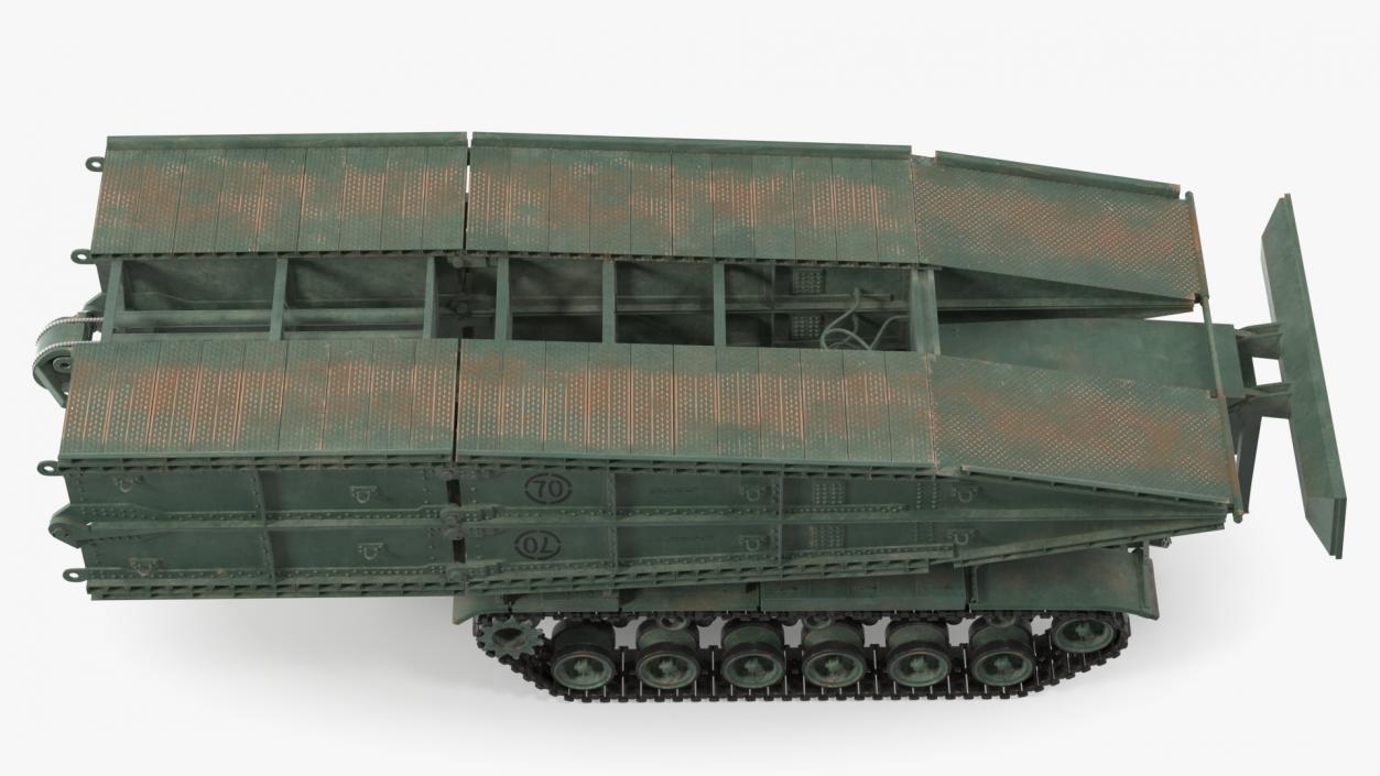 Armored Vehicle Launched Bridge AVLB M60A1 Rigged 3D model