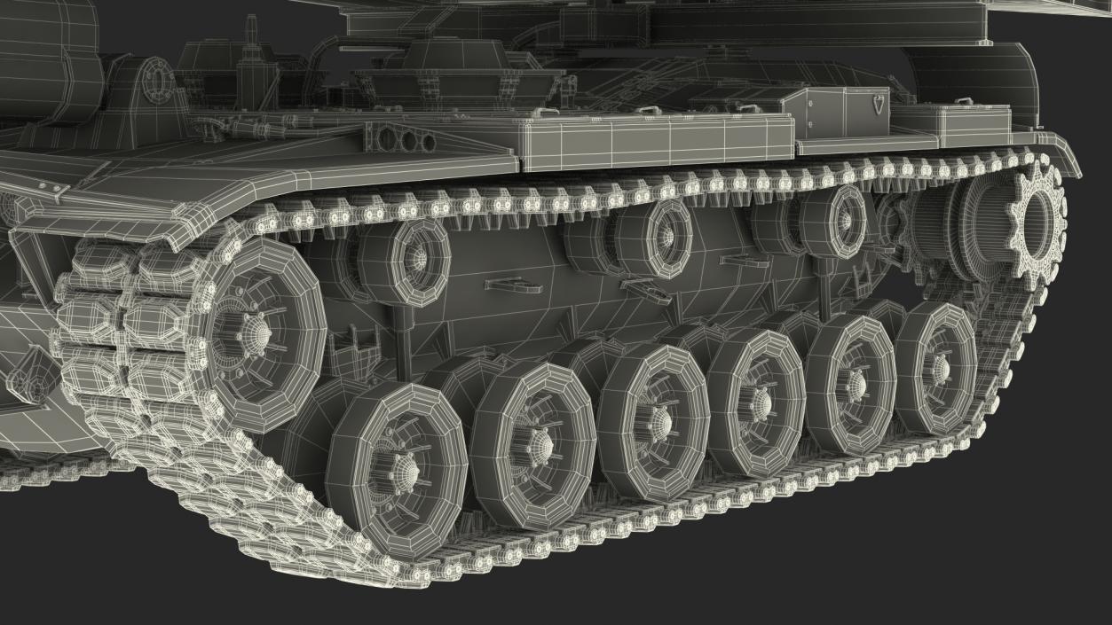 Armored Vehicle Launched Bridge AVLB M60A1 Rigged 3D model