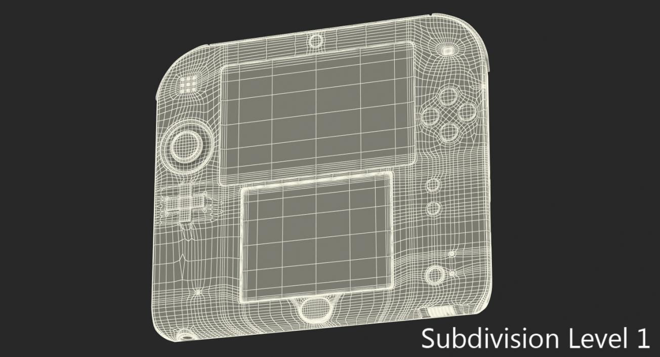 Handheld Console Nintendo 2DS 3D model