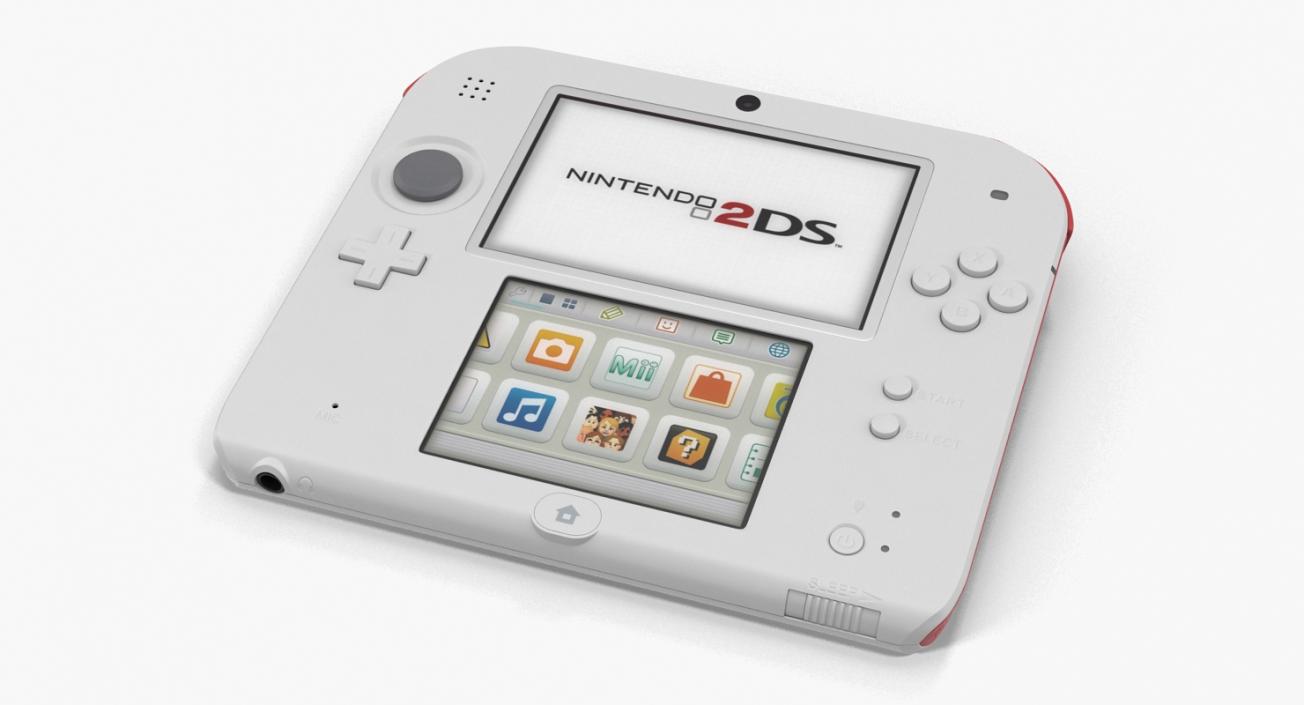 Handheld Console Nintendo 2DS 3D model