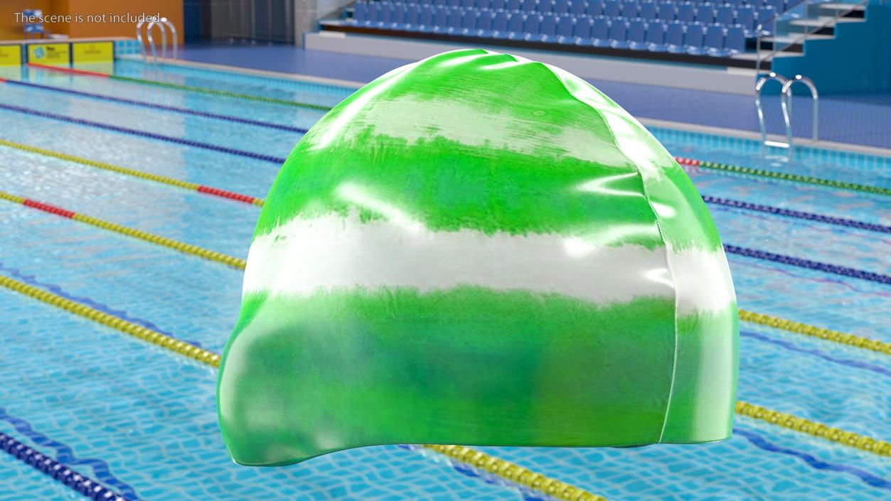 Waterproof Bathing Cap 3D