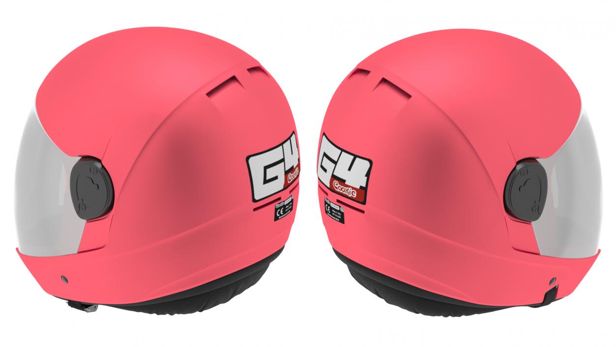 3D model Cookie G4 Skydiving Helmet Red