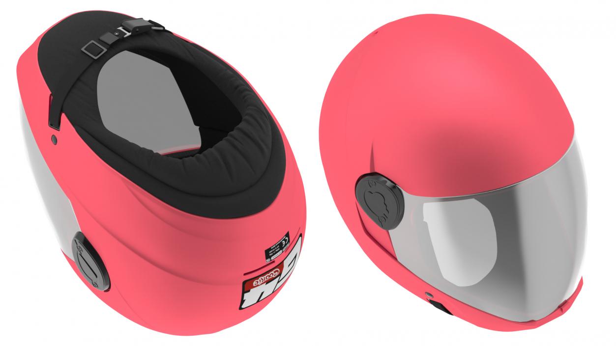 3D model Cookie G4 Skydiving Helmet Red