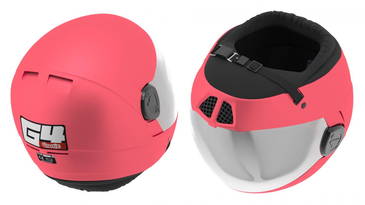 3D model Cookie G4 Skydiving Helmet Red