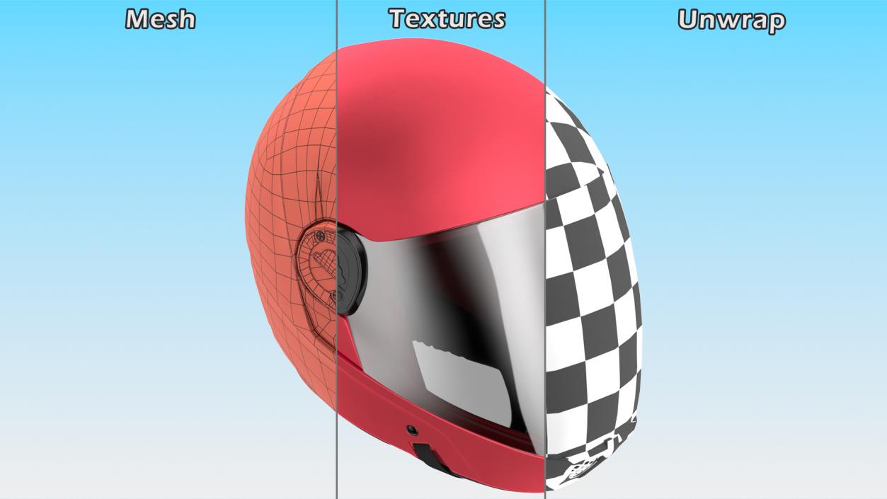 3D model Cookie G4 Skydiving Helmet Red