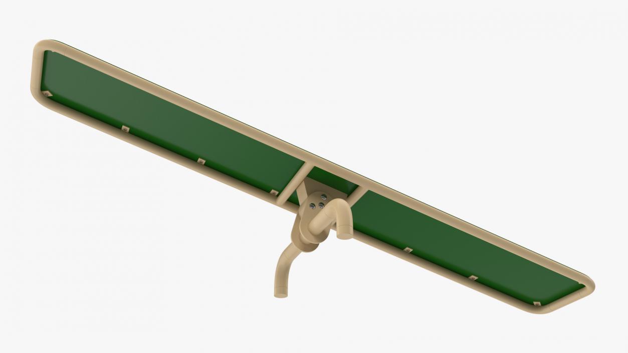 3D Dog Park Teeter Totter Green model