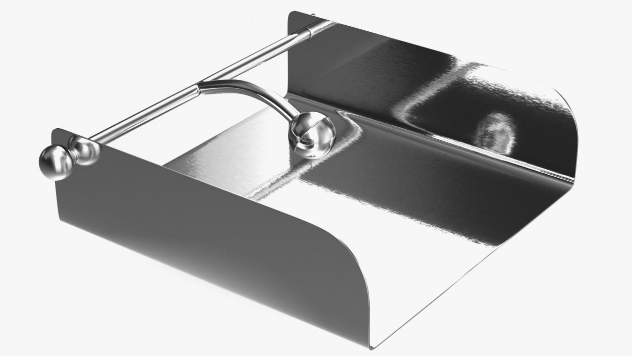 3D model Napkin Holder Stainless Steel Empty