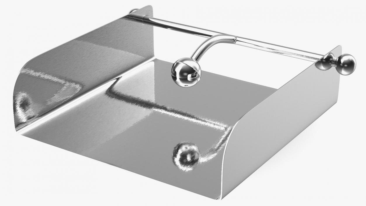 3D model Napkin Holder Stainless Steel Empty