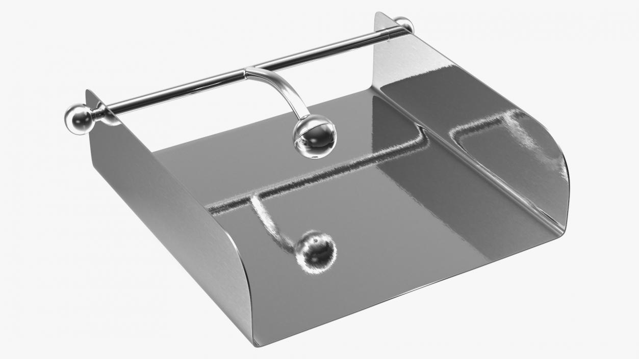 3D model Napkin Holder Stainless Steel Empty