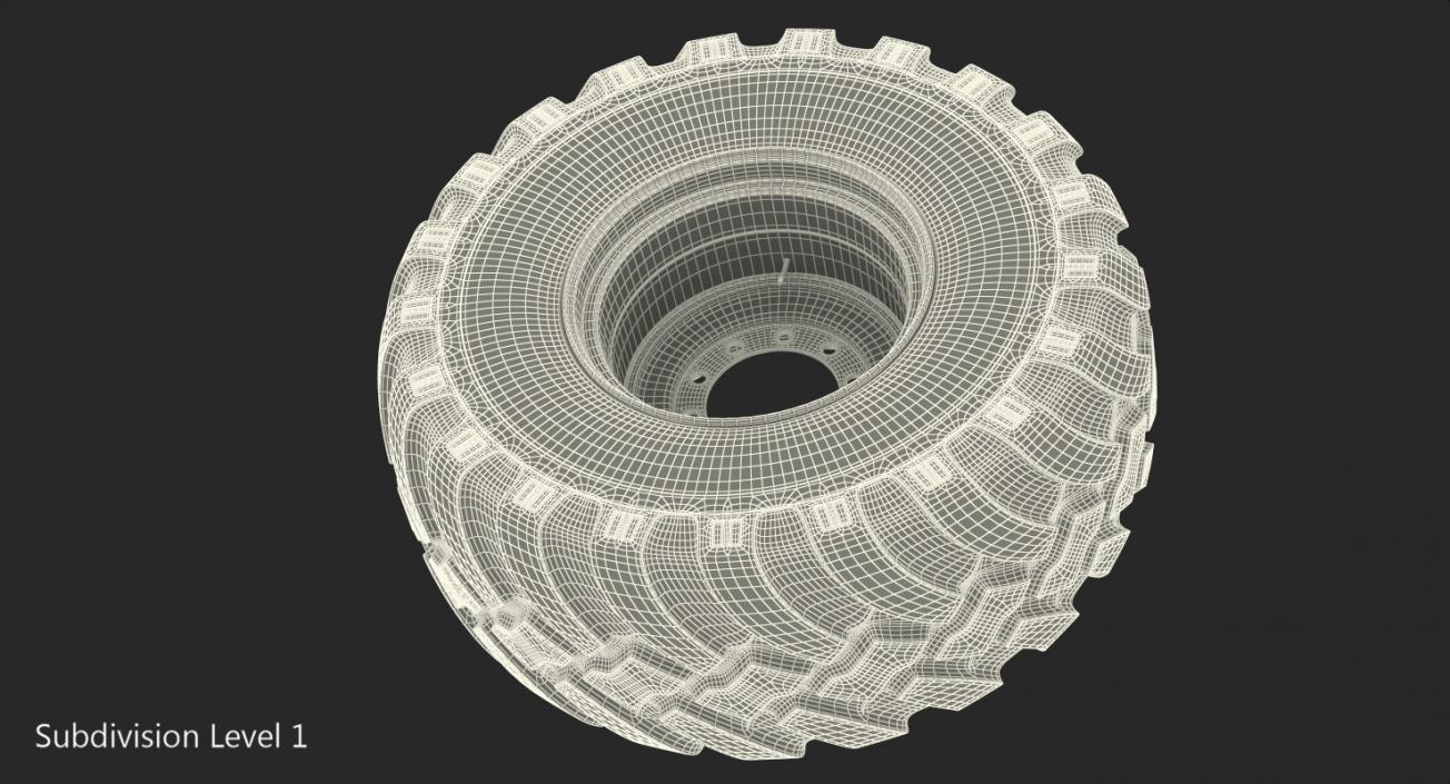 BKT FL630 Tire 3D model