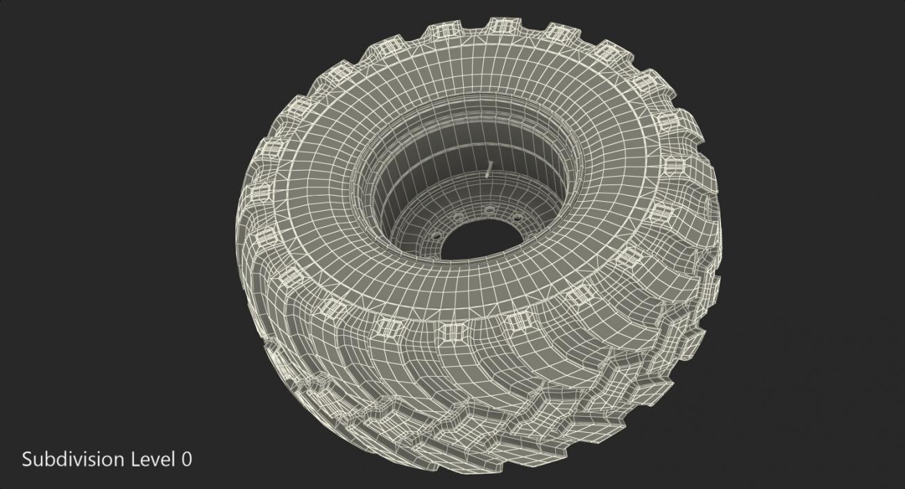 BKT FL630 Tire 3D model