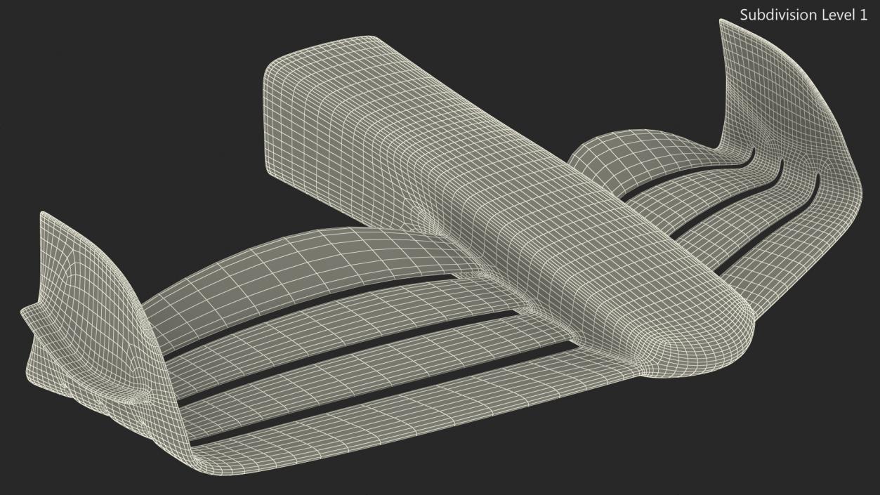 3D model Formula 1 2022 Front Wing