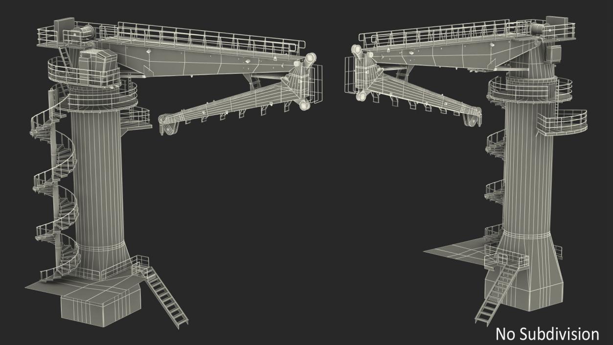 3D model Hydraulic Crane