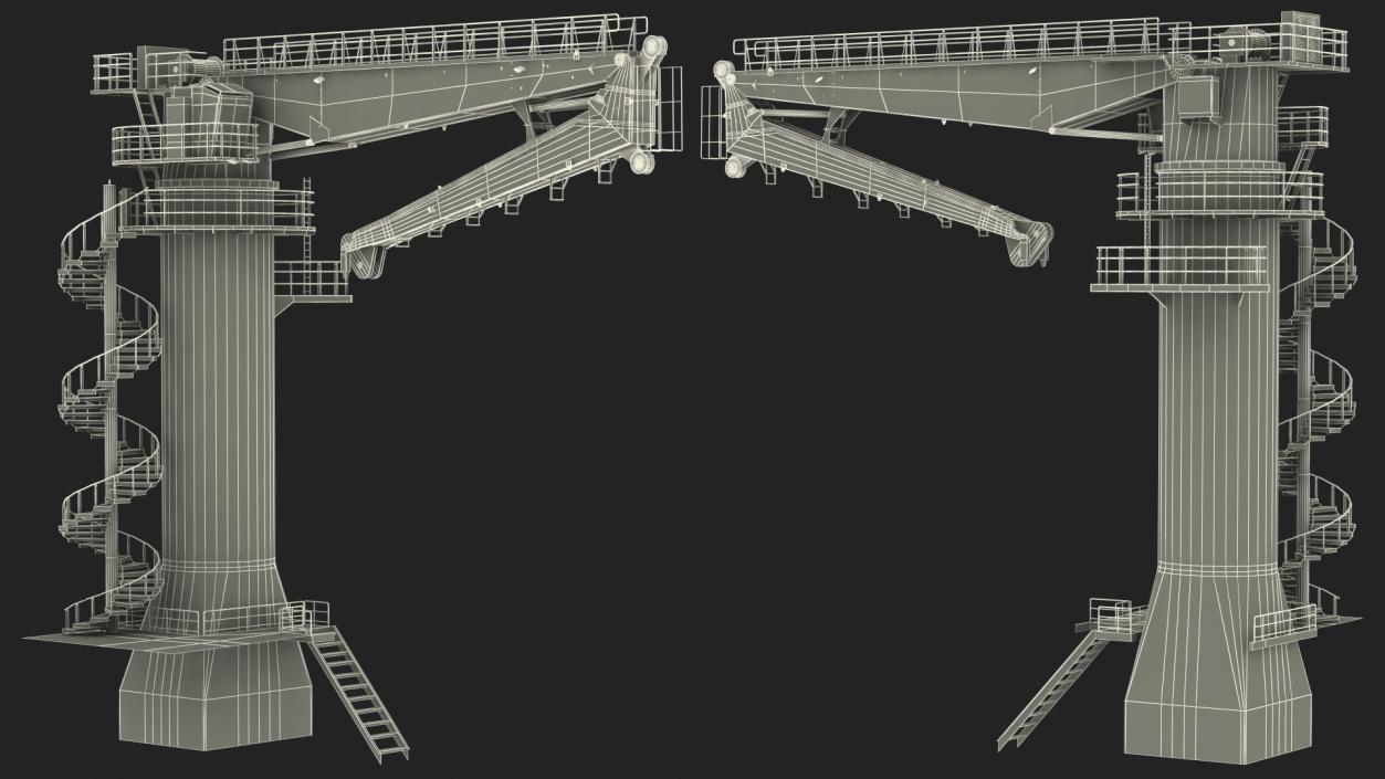 3D model Hydraulic Crane