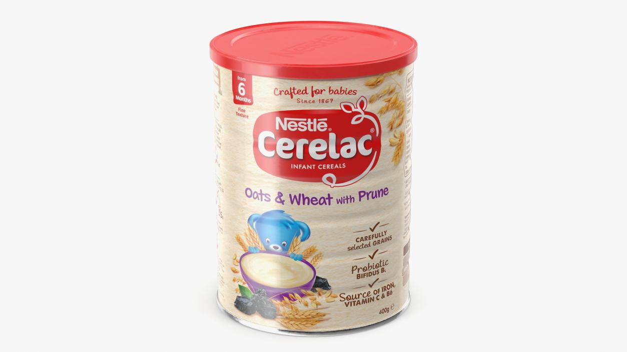 3D model Nestle Cerelac with Prune