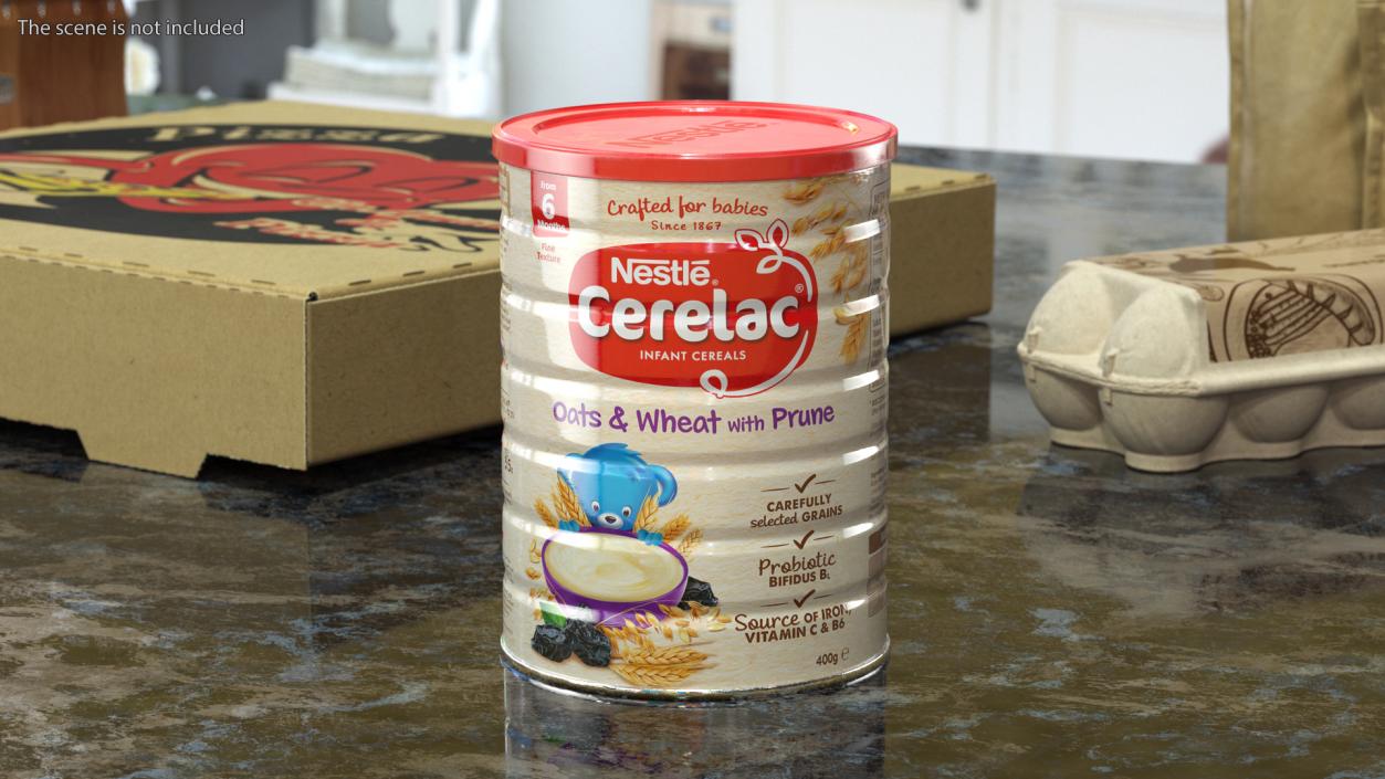 3D model Nestle Cerelac with Prune