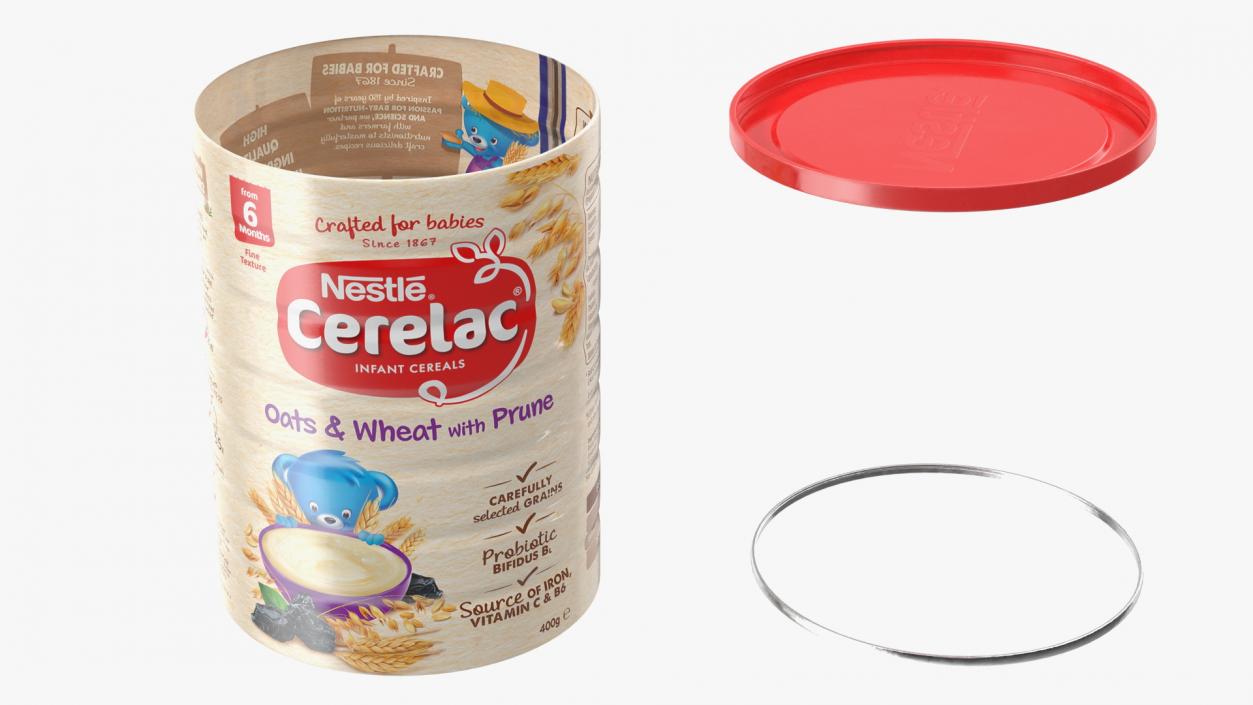 3D model Nestle Cerelac with Prune