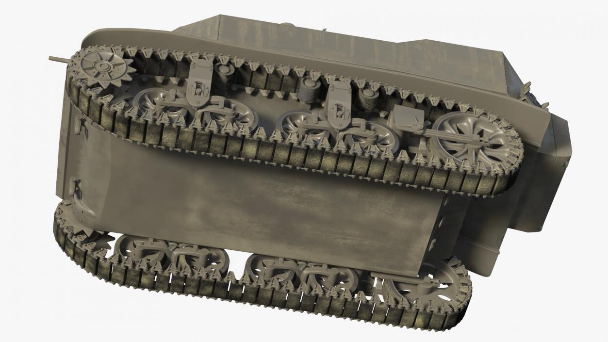 3D model M5 Stuart Light Tank