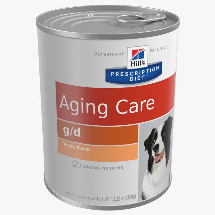 Hills Aging Care Canned Dog Food 2 3D model