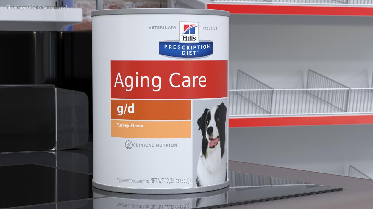 Hills Aging Care Canned Dog Food 2 3D model