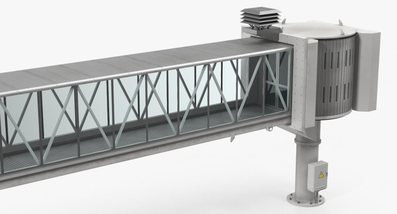 3D model Airport Terminal Jetway Bridge