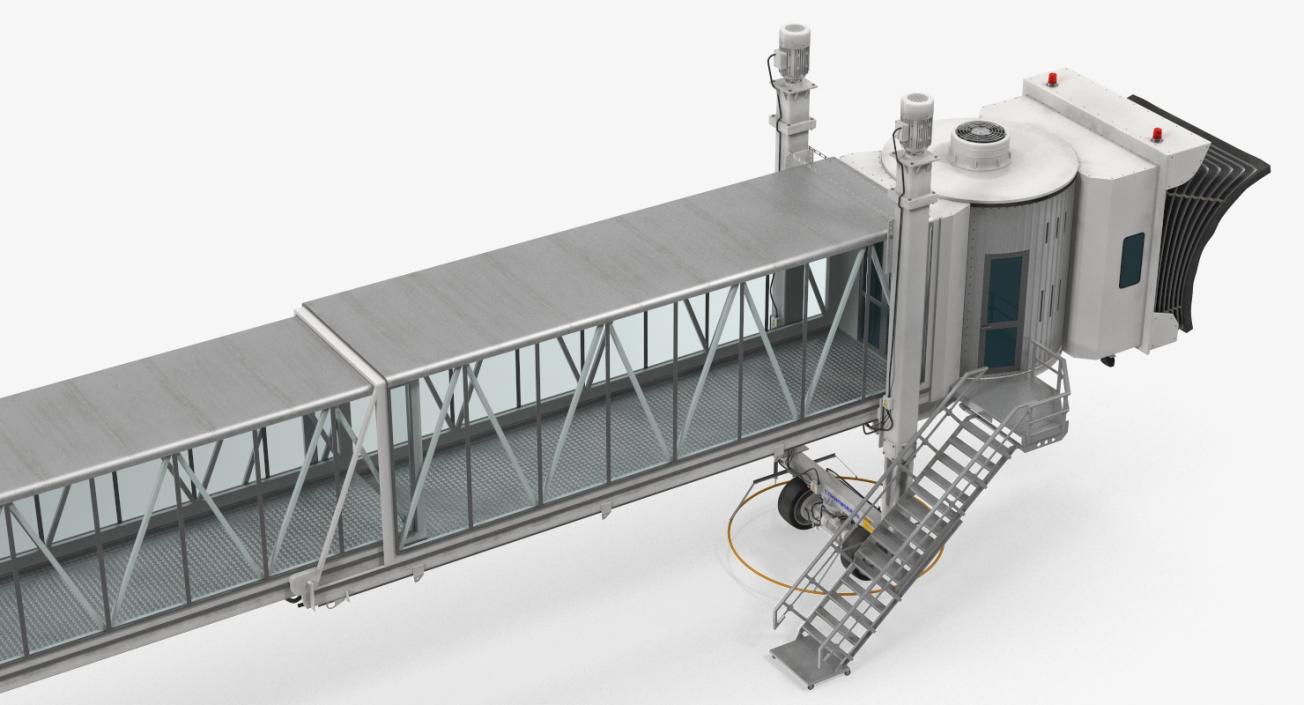 3D model Airport Terminal Jetway Bridge