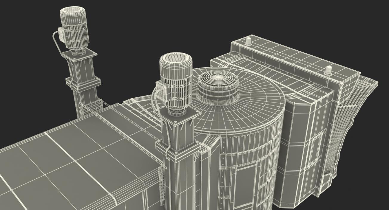 3D model Airport Terminal Jetway Bridge