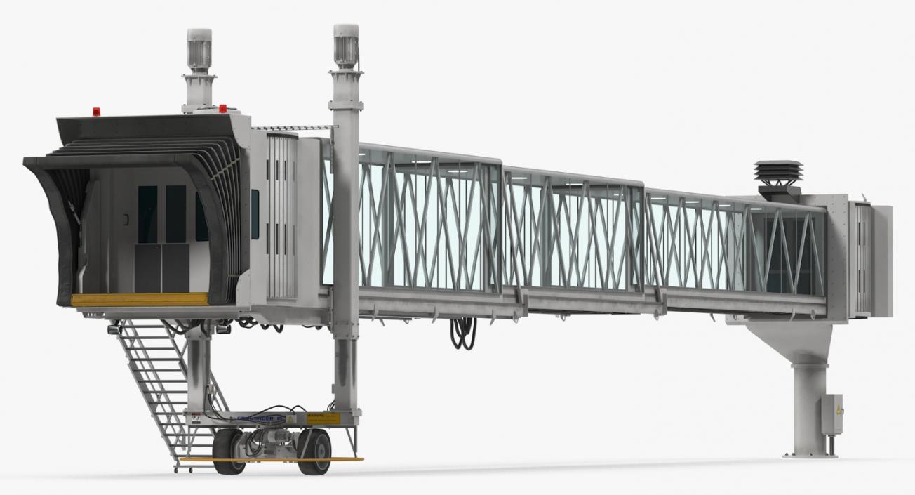 3D model Airport Terminal Jetway Bridge