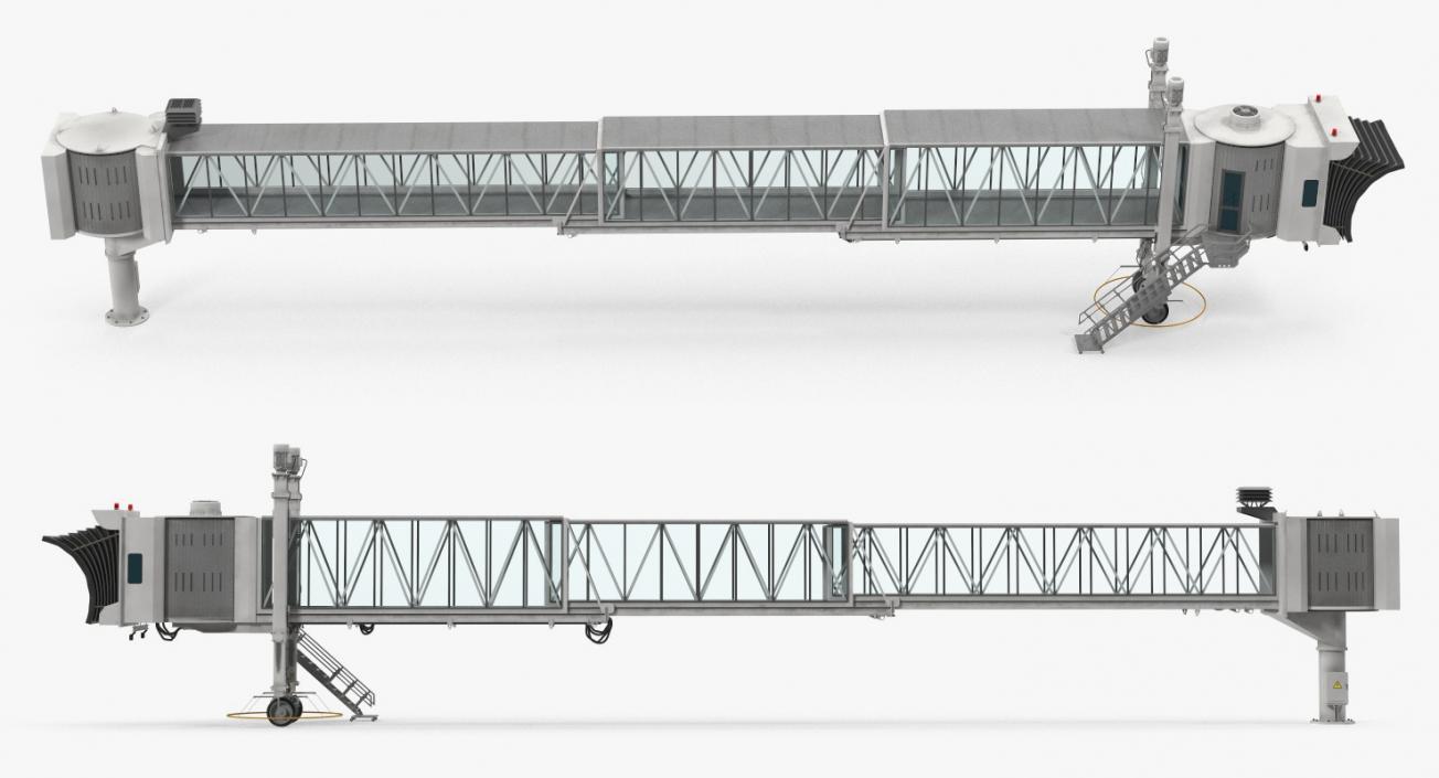 3D model Airport Terminal Jetway Bridge