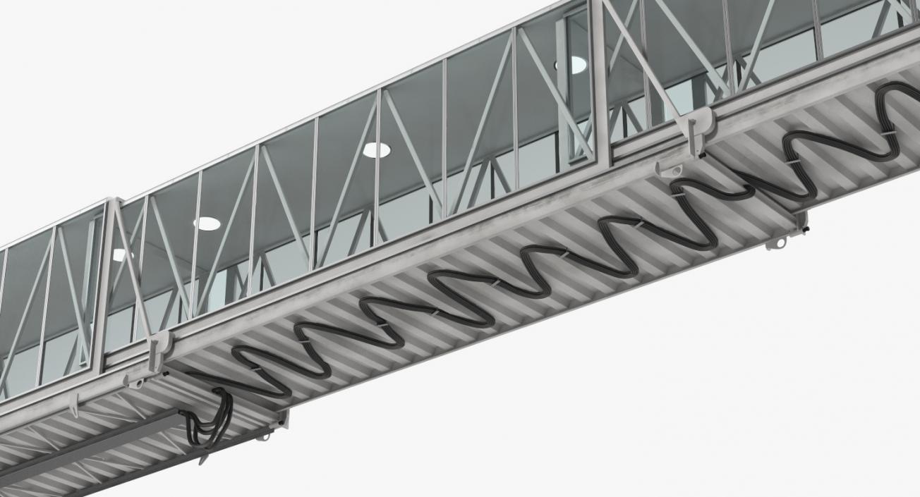 3D model Airport Terminal Jetway Bridge