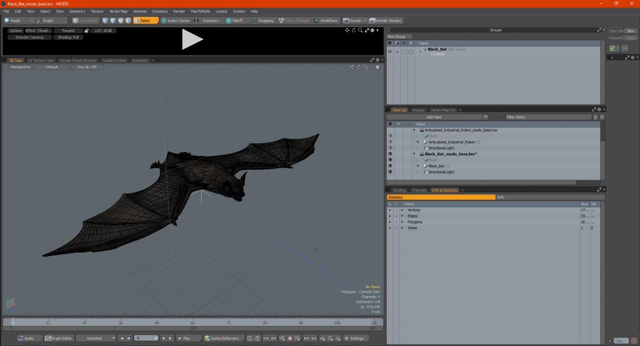 Black Bat 3D model