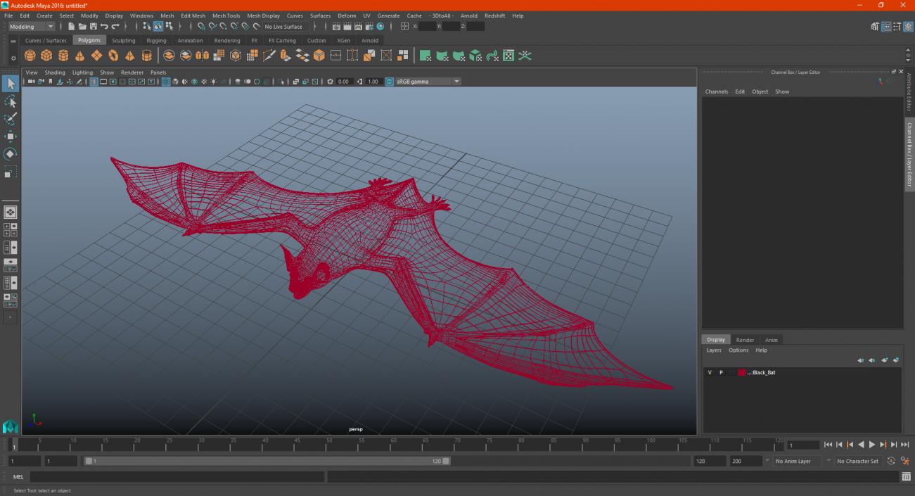 Black Bat 3D model