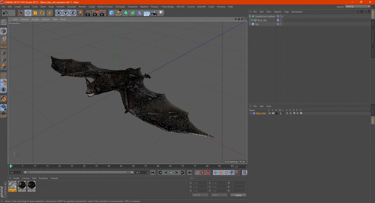 Black Bat 3D model