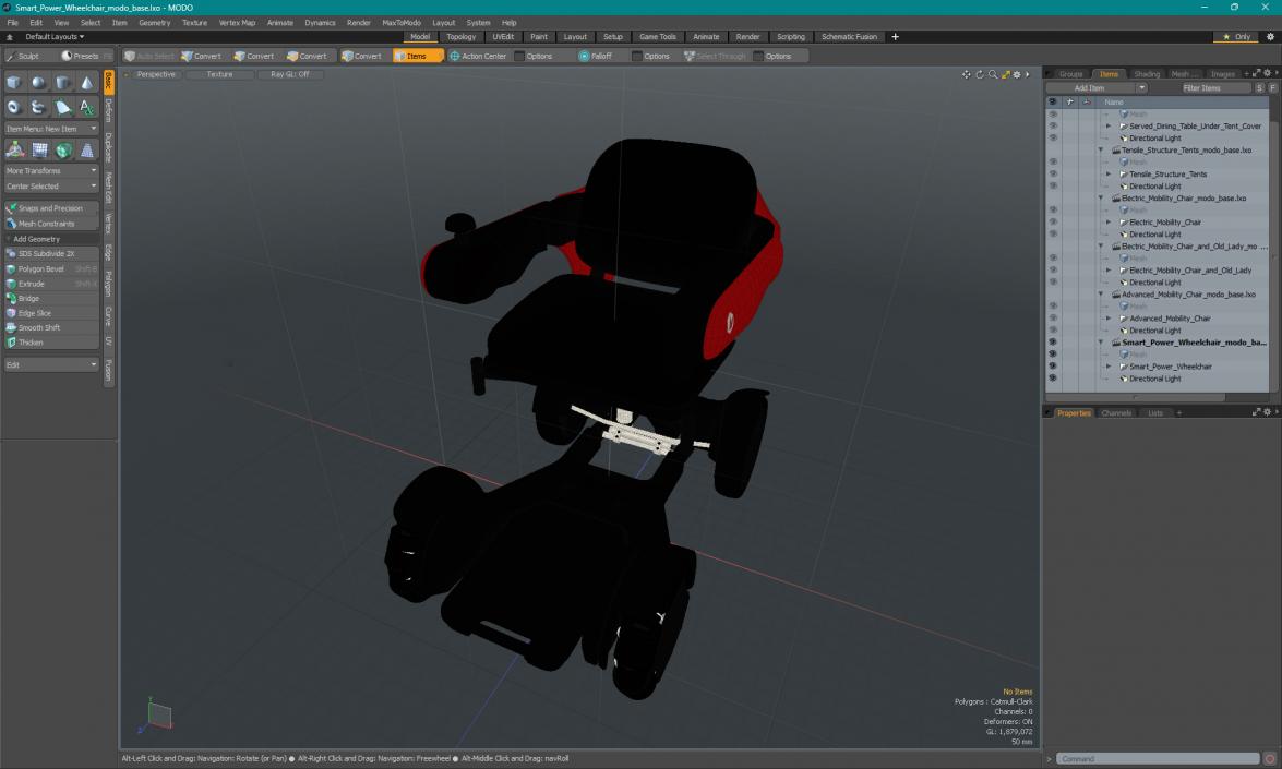 3D JBH Smart Power Wheelchair