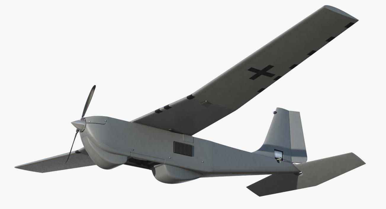 3D Remote Controlled UAS RQ-20B Puma model