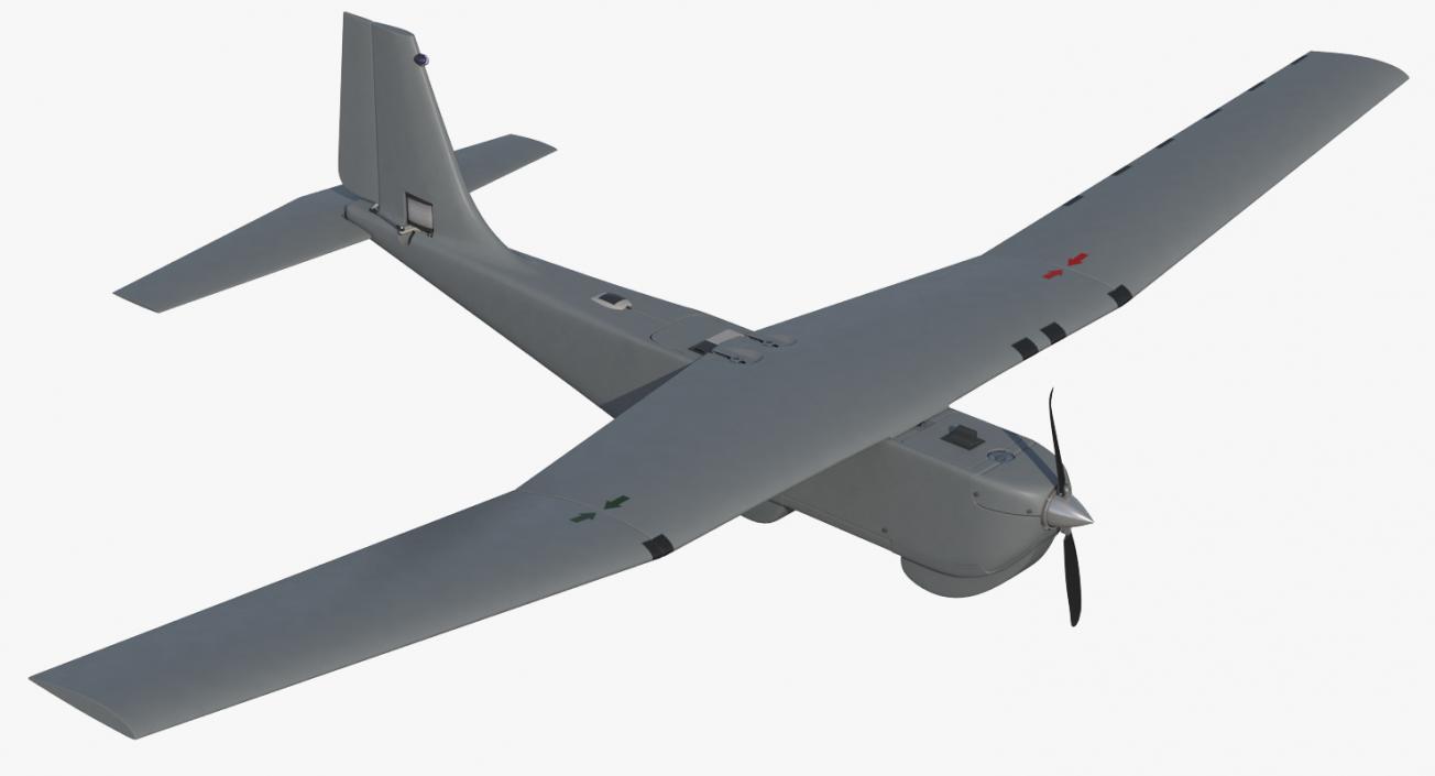 3D Remote Controlled UAS RQ-20B Puma model