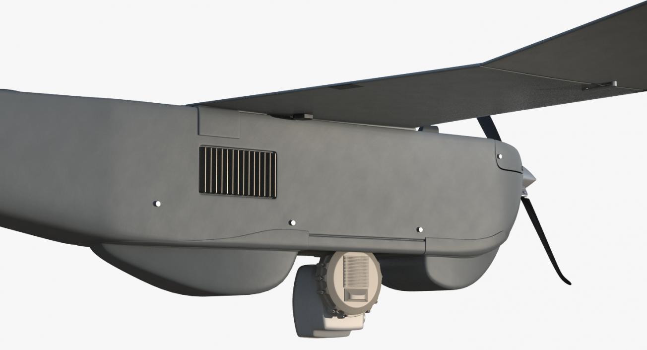 3D Remote Controlled UAS RQ-20B Puma model