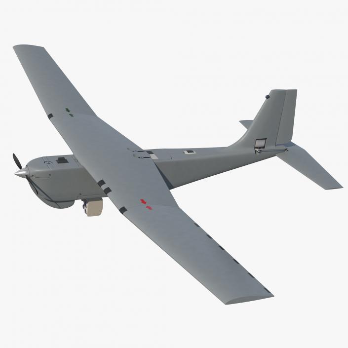 3D Remote Controlled UAS RQ-20B Puma model